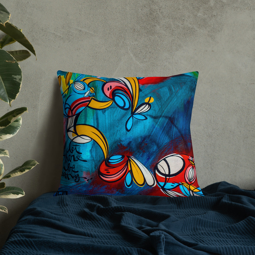 Let Their Be Song – Lebo Premium Throw Pillow